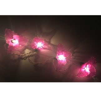 Violet Hibiscus String Lights