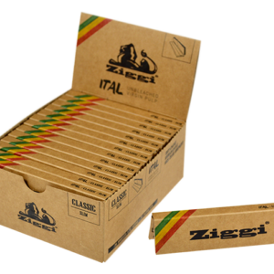 Ziggi ital unbleached rolling papers Box