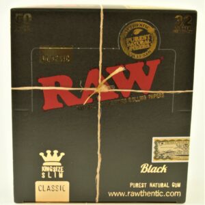 Raw Black unbleached Box