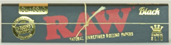 Raw Black unbleached
