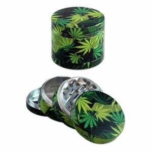 Camouflage Aluminium Grinder 4-tlg. von Black Leaf