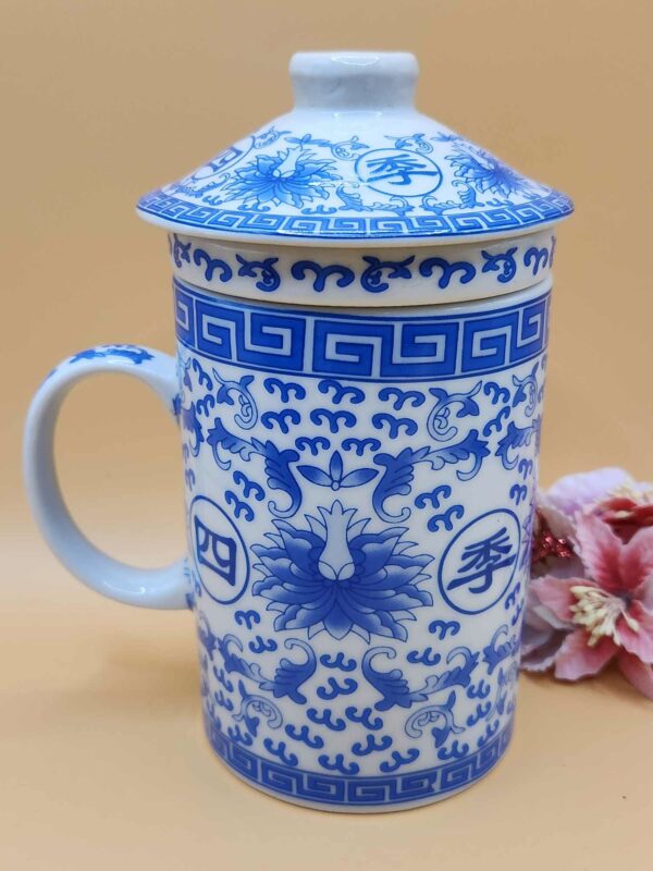 Japanische Teetasse (Blau)